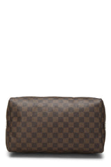Louis Vuitton Damier Ebene Speedy 30 Tote Handbag