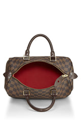 Louis Vuitton Damier Ebene Speedy 35 Tote Handbag