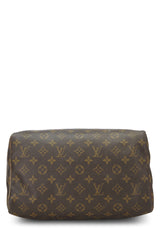 Louis Vuitton Monogram Speedy 30 Tote Handbag