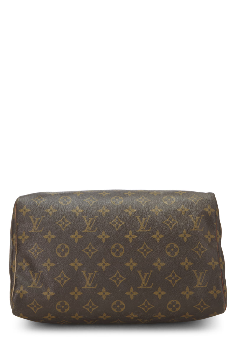 Louis Vuitton Monogram Speedy 30 Tote Handbag