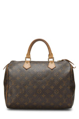Louis Vuitton Monogram Speedy 30 Tote Handbag