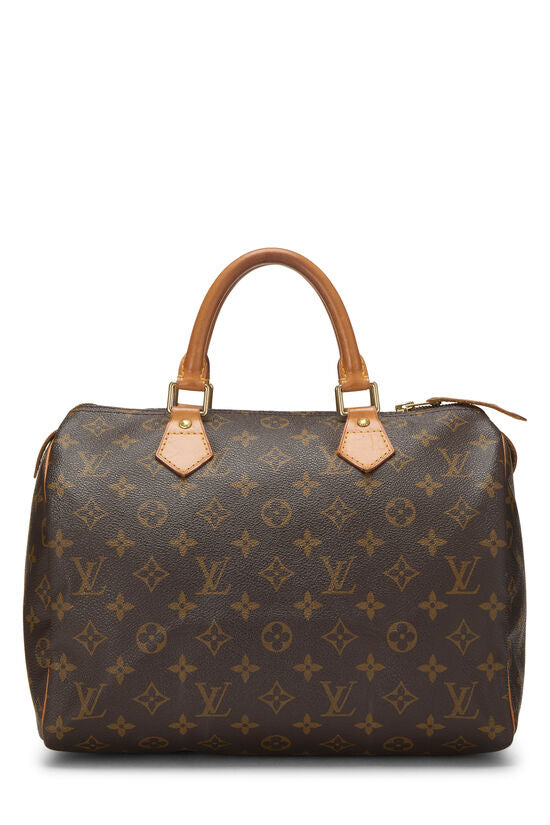 Louis Vuitton Monogram Canvas Speedy 30 Handbag
