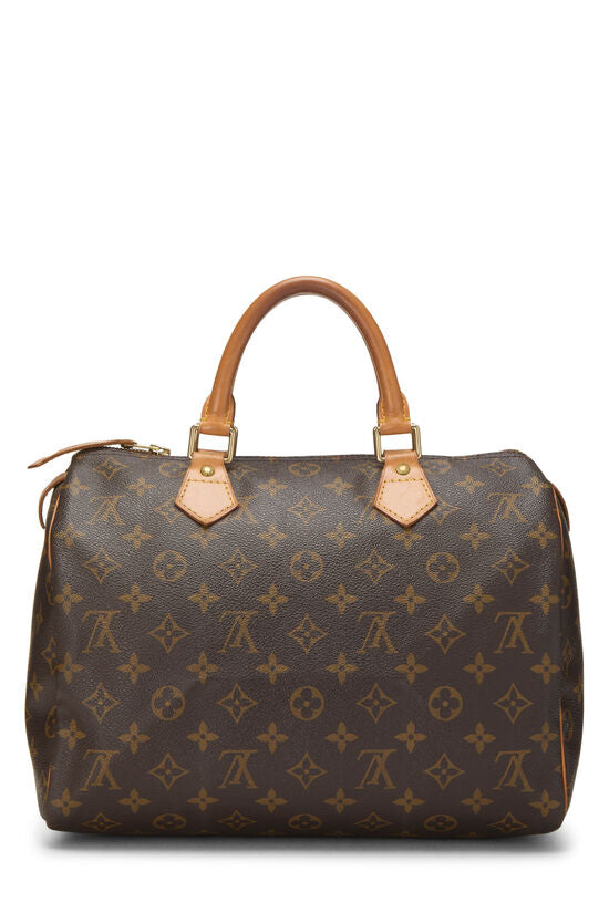 Louis Vuitton Monogram Canvas Speedy 30 Handbag