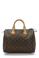 Louis Vuitton Monogram Speedy 30 Tote Handbag