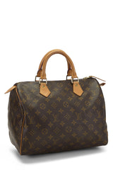 Louis Vuitton Monogram Speedy 30 Tote Handbag