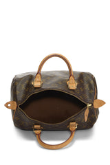 Louis Vuitton Monogram Speedy 30 Tote Handbag