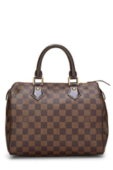 Louis Vuitton Damier Ebene Speedy 25 Handbag