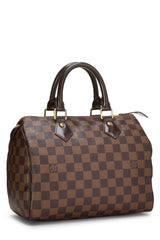 Louis Vuitton Damier Ebene Speedy 25 Handbag