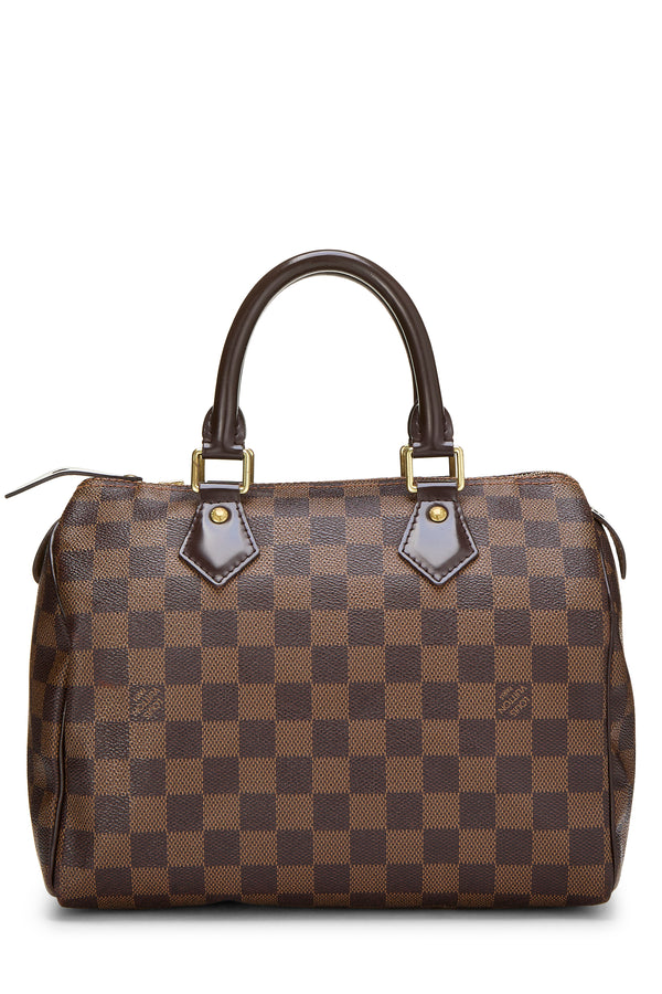 Louis Vuitton Damier Ebene Speedy 25 Handbag