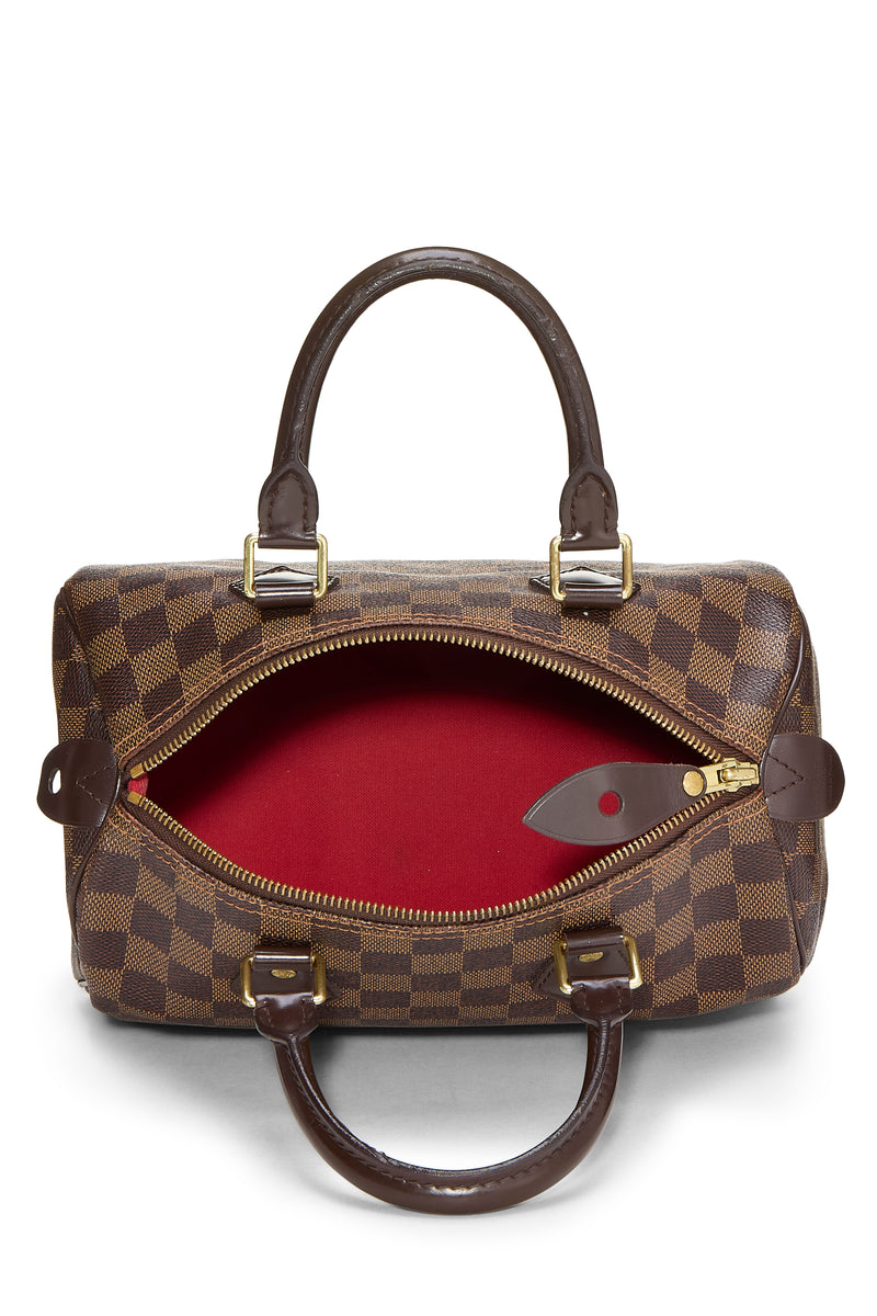 Louis Vuitton Damier Ebene Speedy 25 Handbag