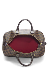 Louis Vuitton Damier Ebene Speedy 35 Tote Handbag