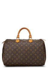 Louis Vuitton Monogram Speedy 35 Tote Handbag