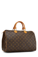 Louis Vuitton Monogram Speedy 35 Tote Handbag