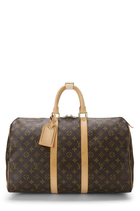 Louis Vuitton Monogram Canvas Keepall 45 Duffle Bag