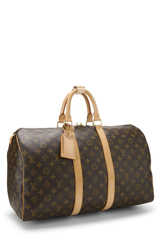 Louis Vuitton Monogram Canvas Keepall 45 Duffle Bag