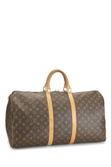 Louis Vuitton Monogram Keepall 55 Duffle Bag