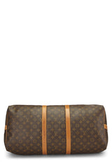 Louis Vuitton Monogram Canvas Keepall Bandouliere 55 Travel Bag