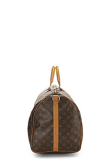 Louis Vuitton Monogram Canvas Keepall Bandouliere 55 Travel Bag