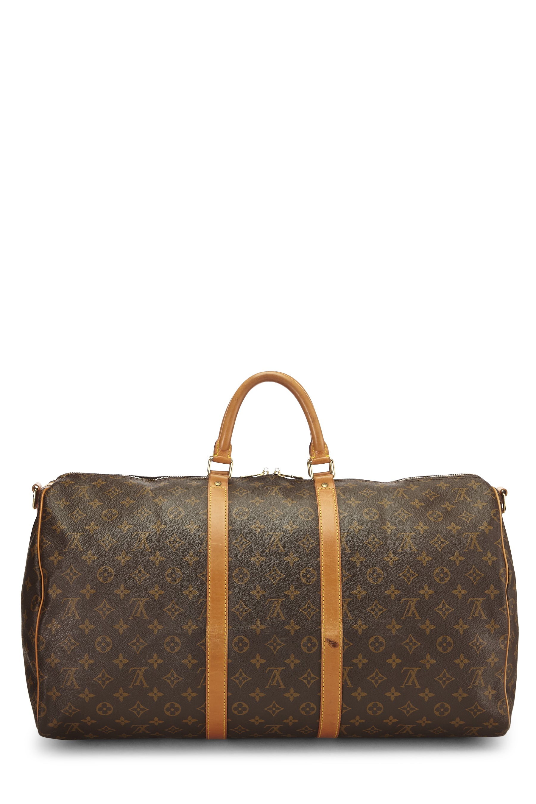 Louis Vuitton Monogram Canvas Keepall Bandouliere 55 Travel Bag