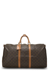 Louis Vuitton Monogram Keepall Bandouliere 55 Duffle Bag