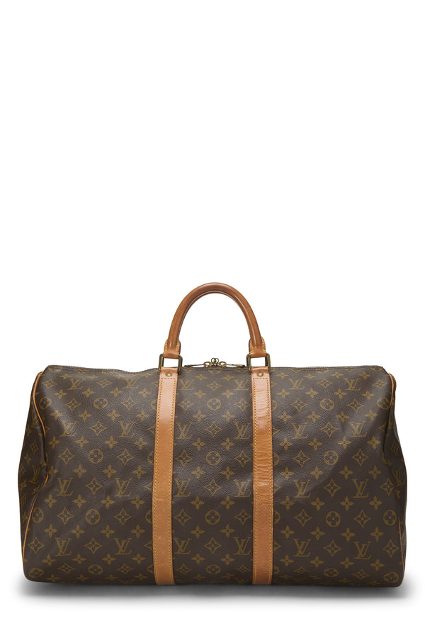 Louis Vuitton Monogram Keepall 50 Travel Bag