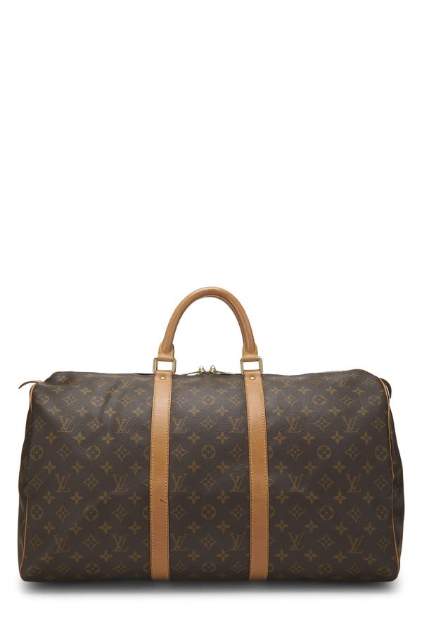 Louis Vuitton Monogram Keepall 50 Duffle Bag