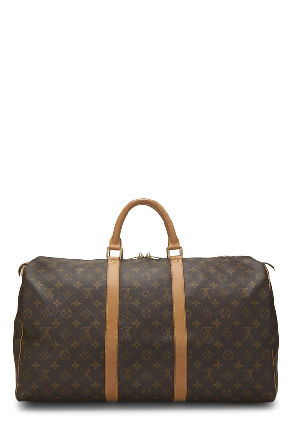 Louis Vuitton Monogram Keepall 50 Duffle Bag