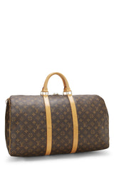 Louis Vuitton Monogram Keepall 50 Bandouliere Travel Bag