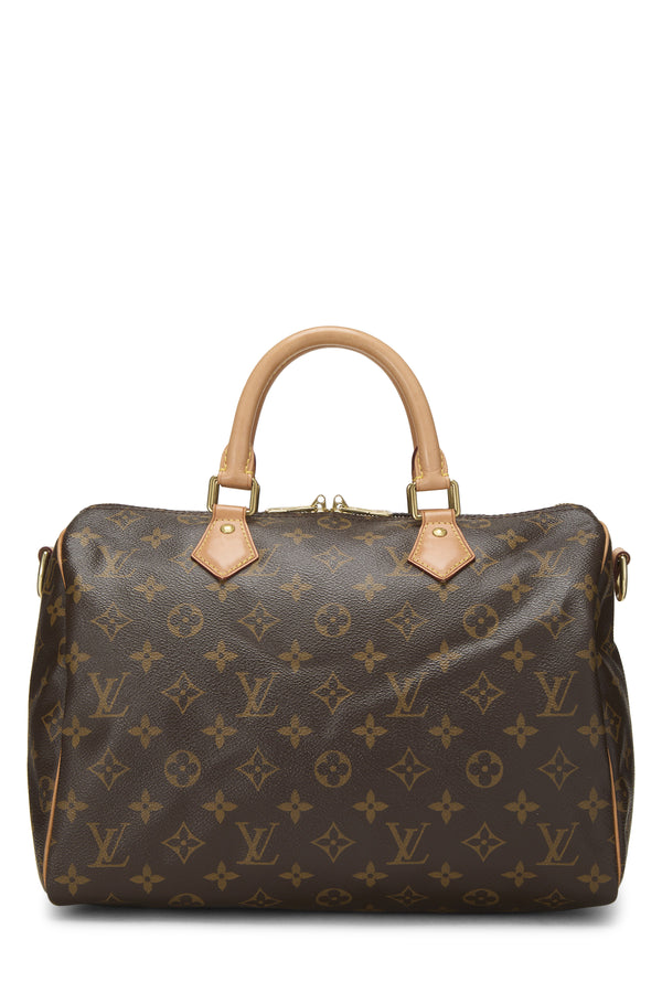 Louis Vuitton Monogram Canvas Speedy Bandoulière 30 Shoulder Handbag