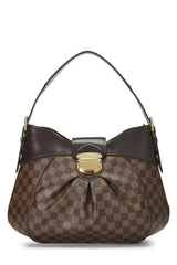 Louis Vuitton Damier Ebene Sistina PM Shoulder Handbag