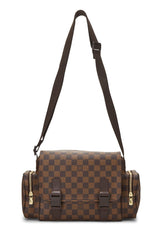 Louis Vuitton Damier Ebene Melville Messenger Handbag