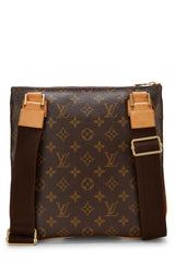 Louis Vuitton Monogram Canvas Pochette Bosphore Crossbody Handbag