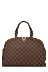 Louis Vuitton Damier Ebene Kensington Bowling Handbag