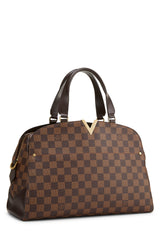 Louis Vuitton Damier Ebene Kensington Bowling Handbag