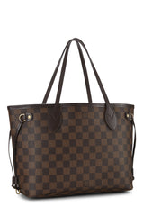 Louis Vuitton Damier Ebene Neverfull PM Tote Handbag