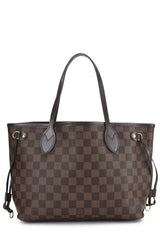 Louis Vuitton Damier Ebene Neverfull MM Tote Handbag
