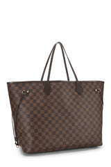 Louis Vuitton Damier Ebene Neverfull GM Tote Handbag