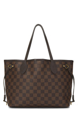 Louis Vuitton Damier Ebene Neverfull PM Tote Handbag