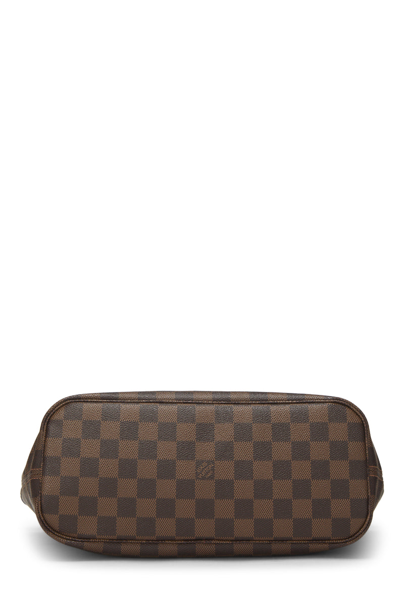 Louis Vuitton Damier Ebene Neverfull PM Tote Handbag