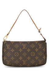 Louis Vuitton Monogram Canvas Pochette Shoulder Handbag