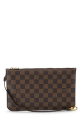 Louis Vuitton Damier Ebene Neverfull MM Pouch