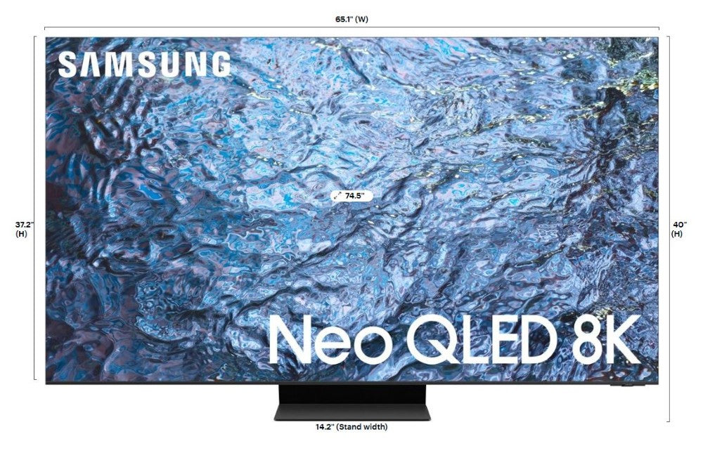 Samsung 75" Class QN900C Neo QLED 8K Smart Tizen TV