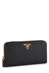 Prada Saffiano Zip Around Wallet
