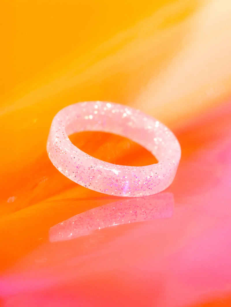 QALO Womens Jelly Smooth Ring - Size 8