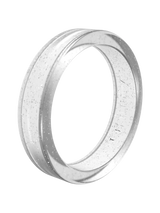 QALO Womens Jelly Smooth Ring - Size 6
