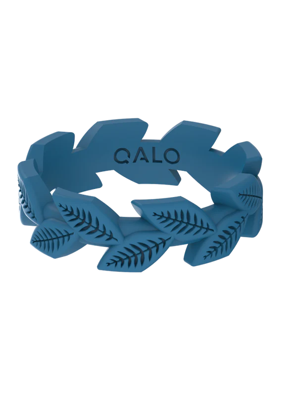 QALO Womens Vine Silicone Ring - Size 5