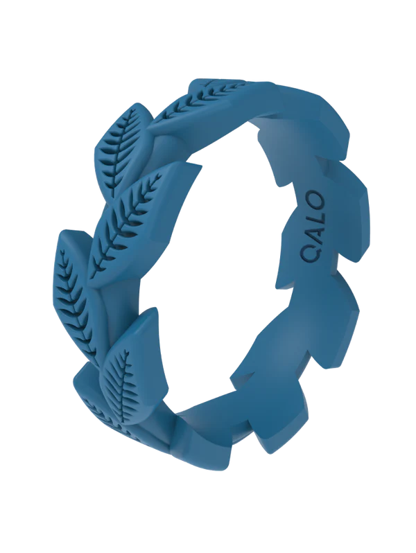 QALO Womens Vine Silicone Ring - Size 6
