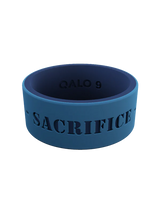 QALO Mens Folds of Honor Mantra Strata Ring - Size 9
