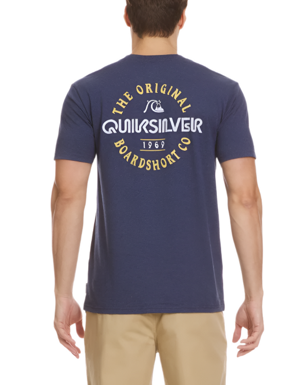Quiksilver Mens Eternal Circle MOD Graphic Short Sleeve T-Shirt