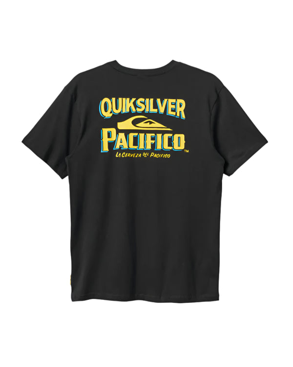 Quiksilver Mens Pacifico Signage Short Sleeve T-Shirt